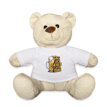 TAG DES BIERES 23. April 1516 Bierkrug Design - Teddy - Weiß - Vorne