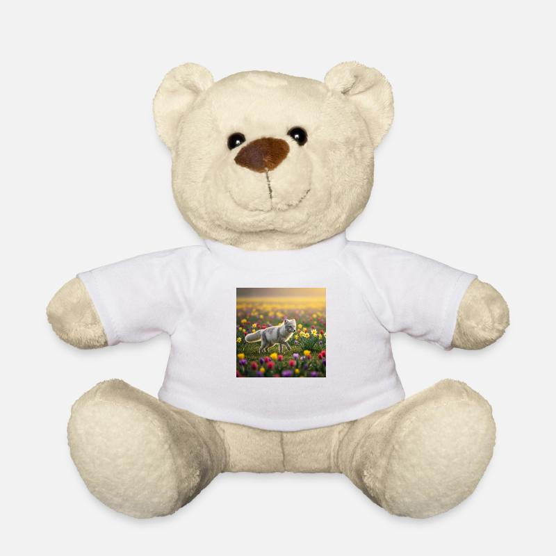 Renard polaire - Nounours - blanc