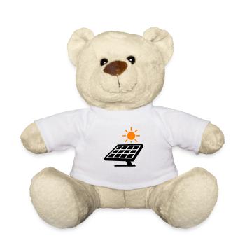 Solar Panele Photovoltaik Anlage - Teddy - Weiß - Vorne