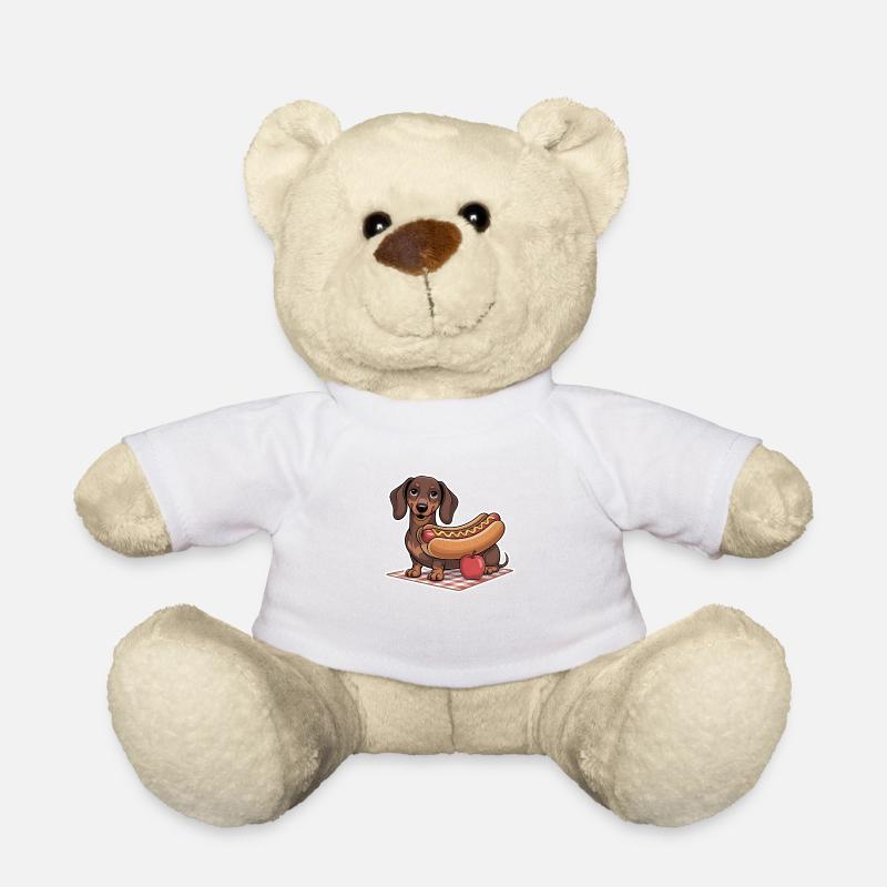 Hot Dog Dog - Teddy - Weiß