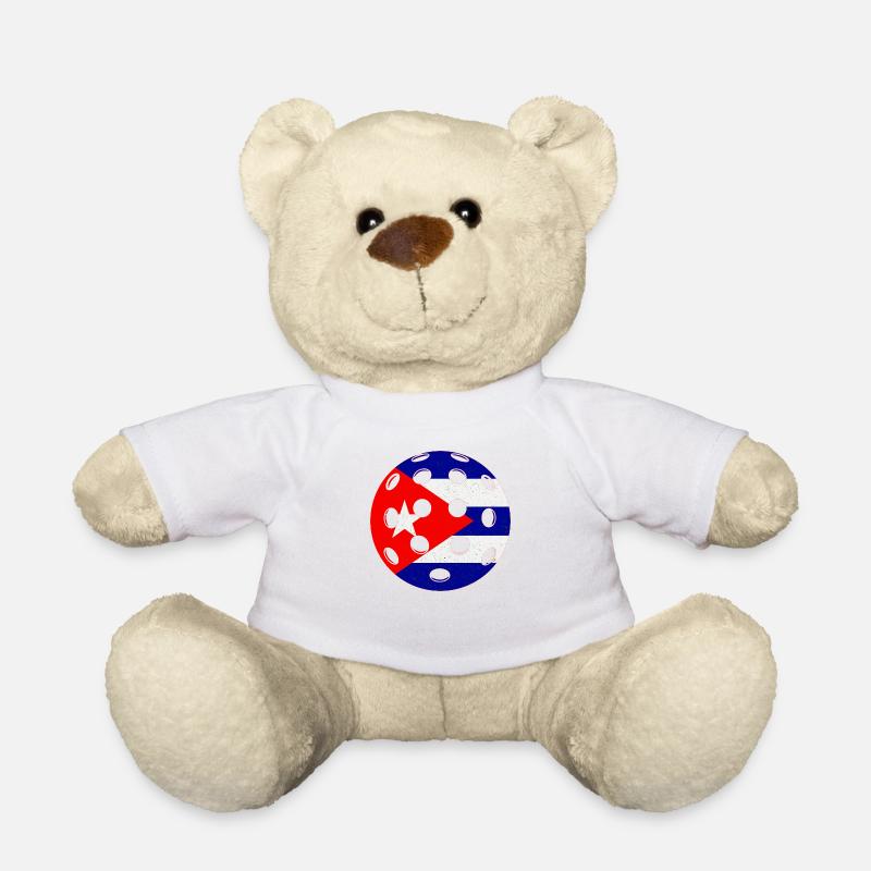 Pickleball Cuba - Teddy Bear - white
