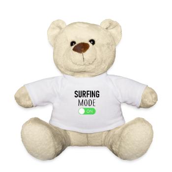Surfing Mode On - Windsurfer - Wellenreiten - Surf - Teddy Bear - white - Front