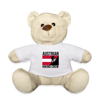 Austrian Hiking Crew Hiking Shirt - Teddy Bear - white - Front
