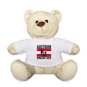 Austrian Windsurf Crew Shirt - Teddy Bear - white - Front