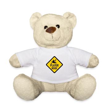 Canoe Polo Player Inside - Kanupolo - Teddy Bear - white - Front