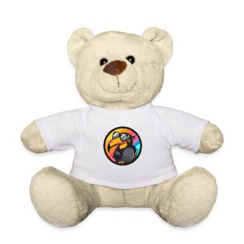 Toucan Bird Comic Cool - Teddy Bear - white - Front