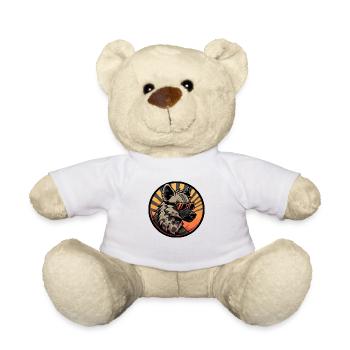 Hyène Bande Dessinée Cool - Nounours - blanc - Devant