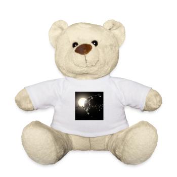 Lune et ciel étoilé - Nounours - blanc - Devant