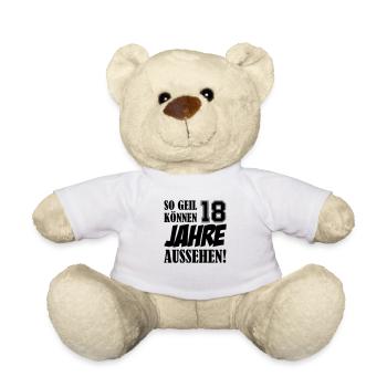 18 jahre - Teddy - Weiß - Vorne
