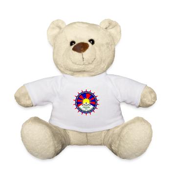 free tibet logo - Nounours - blanc - Devant