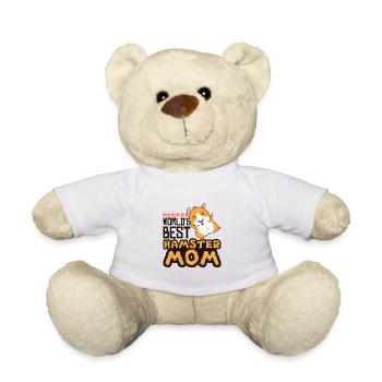 Hamster Mama Dwarf Hamster Gold Hamster Roder - Teddy Bear - white - Front