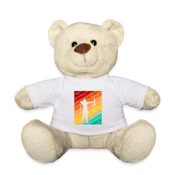 Bogenschießen Bogenschütze Pfeil und Bogen - Teddy - Weiß - Vorne