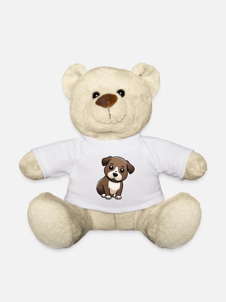 Juste un chien mignon - Nounours - blanc