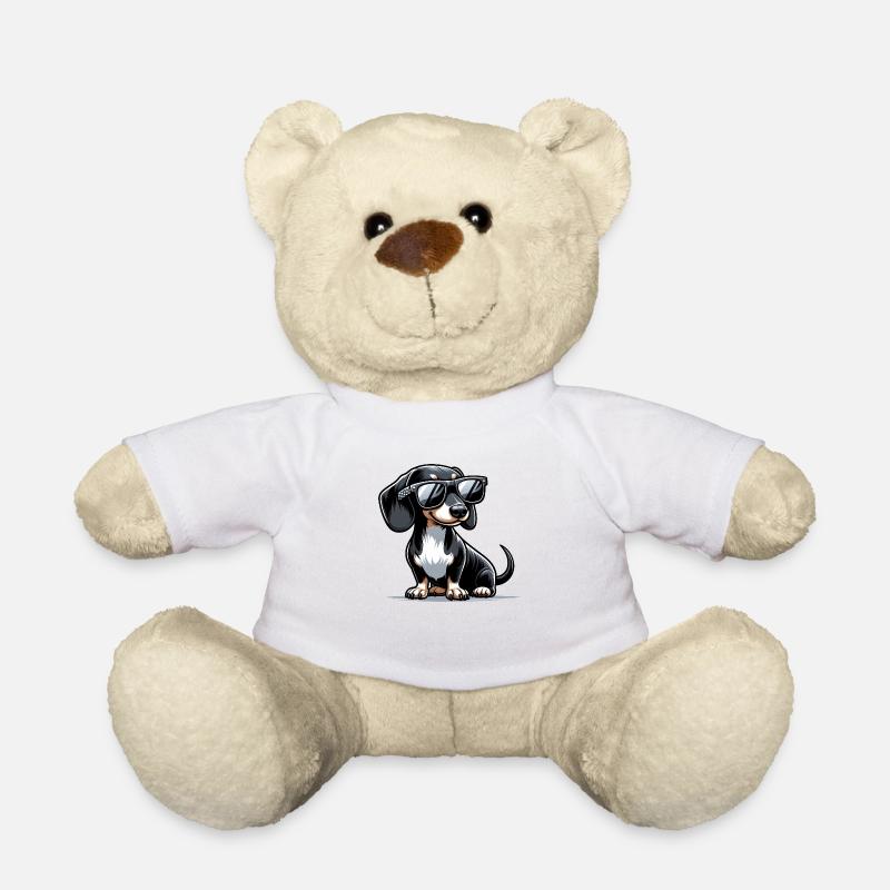 Süßer Dackel Hund - Teddy - Weiß