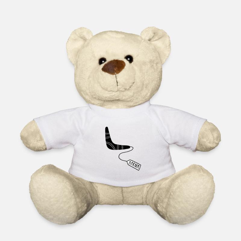 Karma Boomerang - Nounours - blanc
