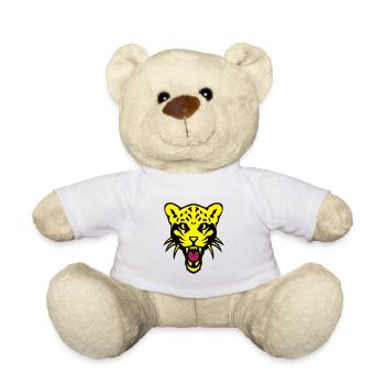 Panthere Kopf wildes Tier 3102 - Teddy - Weiß - Vorne