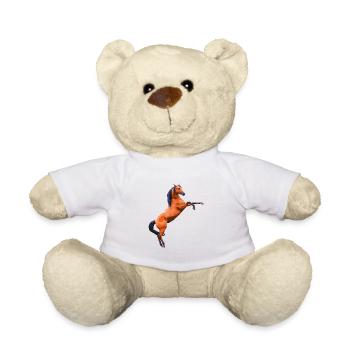 Pferd auf zwei Beinen - Teddy - Weiß - Vorne