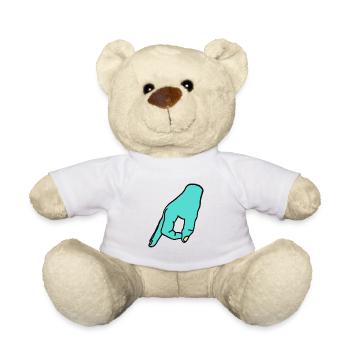 CLEAN LOOKED - Teddy Bear - white - Front