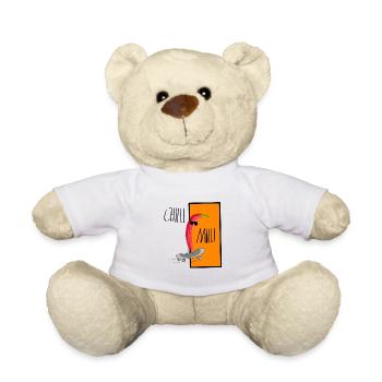 Chilli Milli 3D - Teddy Bear - white - Front
