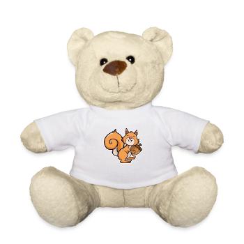 Eichhörnchen - Teddy - Weiß - Vorne