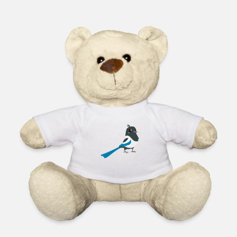 magpie - Teddy Bear - white