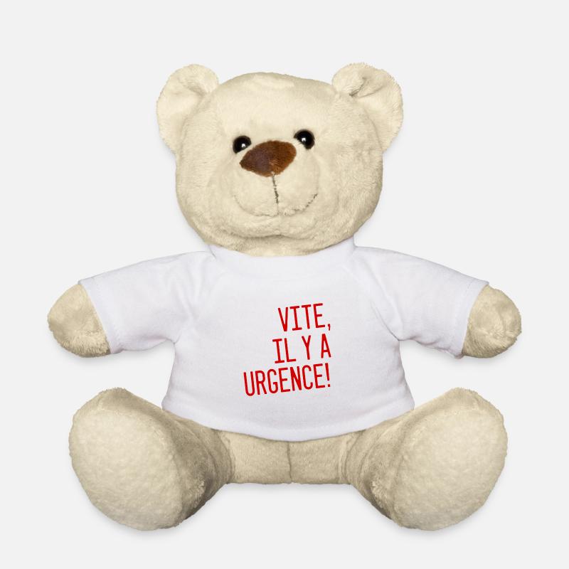 Vite il y a urgence - Nounours - blanc