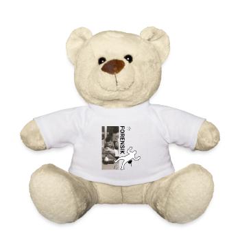 Spurensicherung - Kripo Polizei Kriminaltechnik - Teddy - Weiß - Vorne