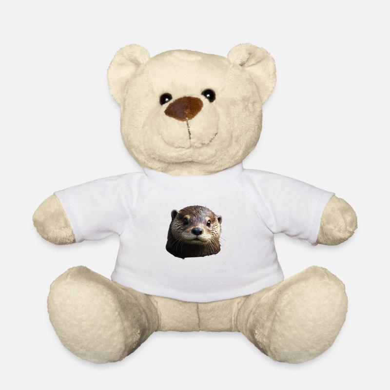 Otter schaut süß - Teddy - Weiß