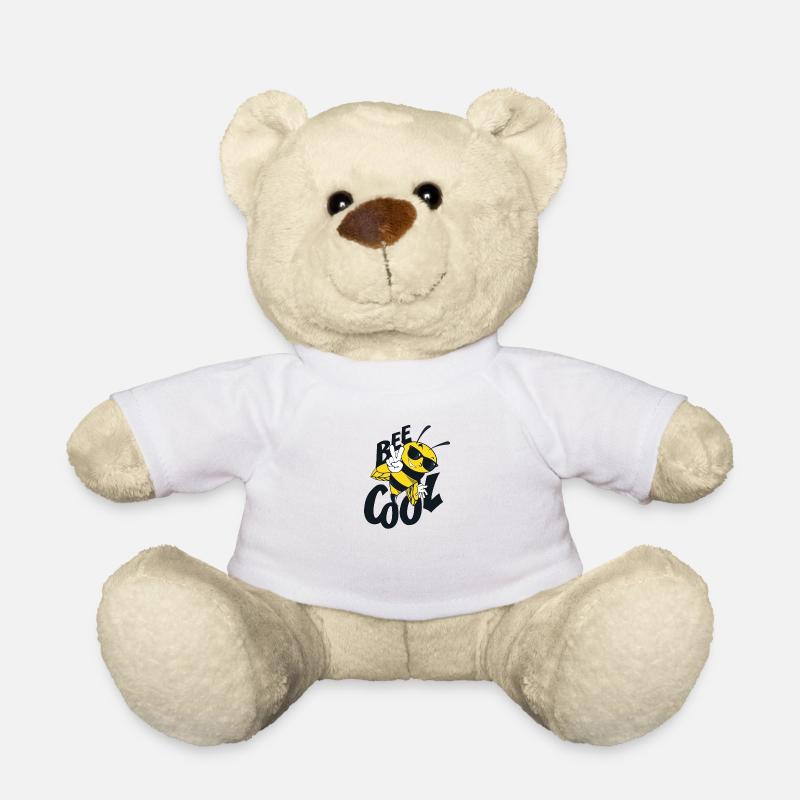 biene - Teddy - Weiß