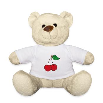 Kirsche - Teddy - Weiß - Vorne