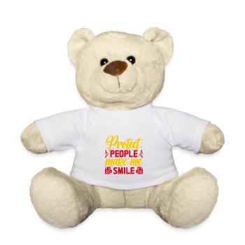 Insurance Agent Make Me Smile Funny Insurance - Teddy Bear - white - Front