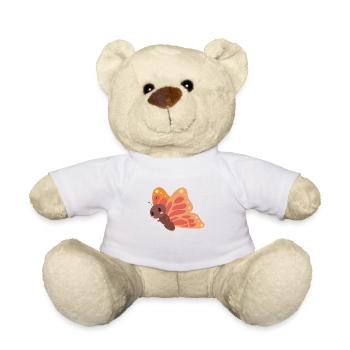 papillon - Nounours - blanc - Devant