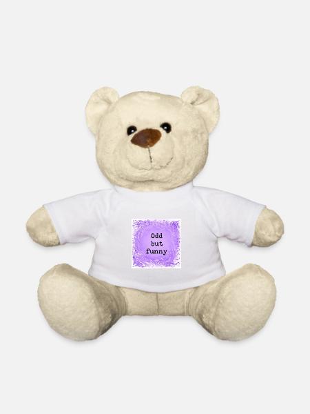 Odd but funny - Teddy Bear - white