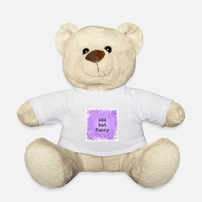 Odd but funny - Teddy Bear - white