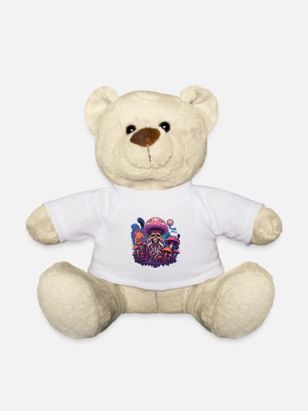 Rêve psychédélique - Nounours - blanc