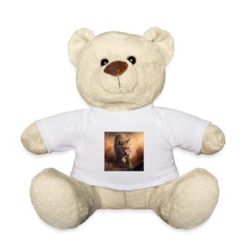 Rennender Luchs - Teddy - Weiß - Vorne