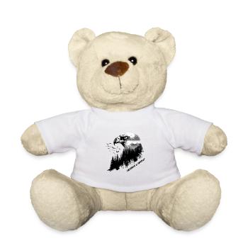 Preserve & Protect Bald Eagle Eagle Bird - Teddy Bear - white - Front