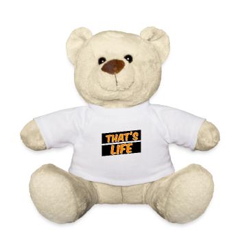 That's life - Teddy Bear - white - Front