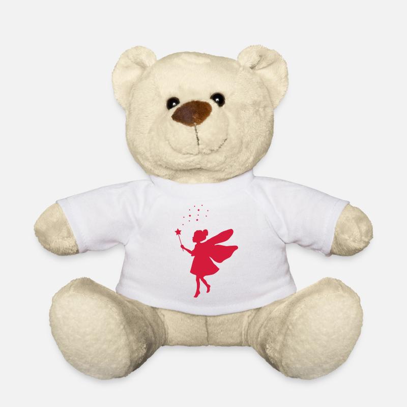 Fee mit Sternenstaub - Teddy - Weiß
