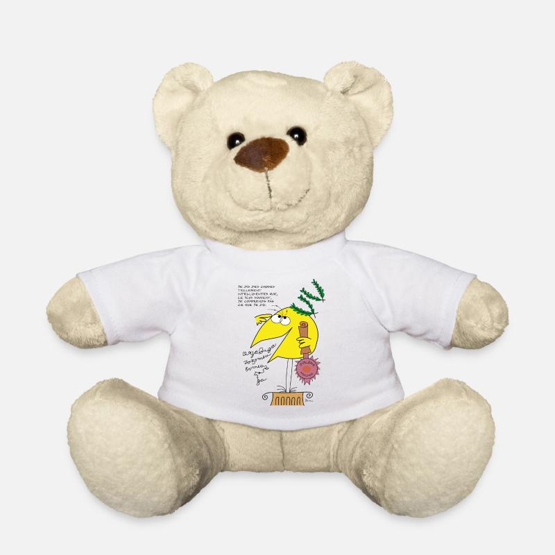 Intelligence Shadok - Nounours - blanc