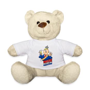 Humorvolles T-Shirt zur Feier des Königshauses - Teddy - Weiß - Vorne
