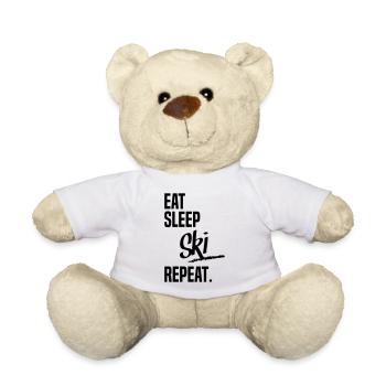 EAT SLEEP SKI - Teddy - Weiß - Vorne
