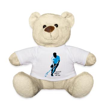 Hockey Player - Teddy Bear - white - Front