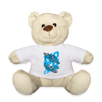 Motocross 01 - Teddy Bear - white - Front