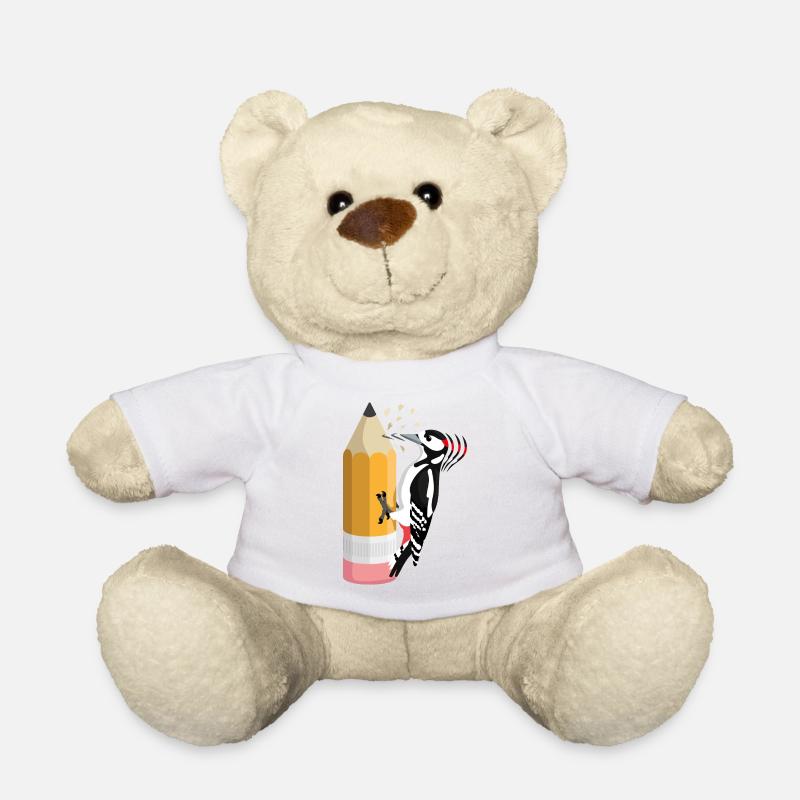 Agréable et pointu - Nounours - blanc