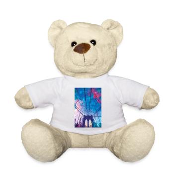 01 Brooklyn Bridge Poster Margarita Art - Nounours - blanc - Devant