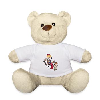 Sankt Martin Roemer Bettler Christ Naechstenliebe - Teddy - Weiß - Vorne
