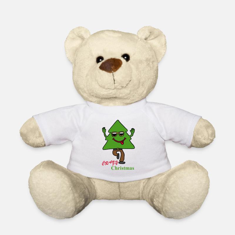 Christmas Tree, Christmas Tree, Christmas Tree - Teddy Bear - white