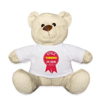 Stierkampf / Stierkämpfer / Torero / Stier - Teddy - Weiß - Vorne