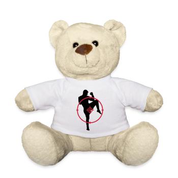 Kickboxen / Kickboxing / Kickboxer / Kick Boxing - Teddy - Weiß - Vorne